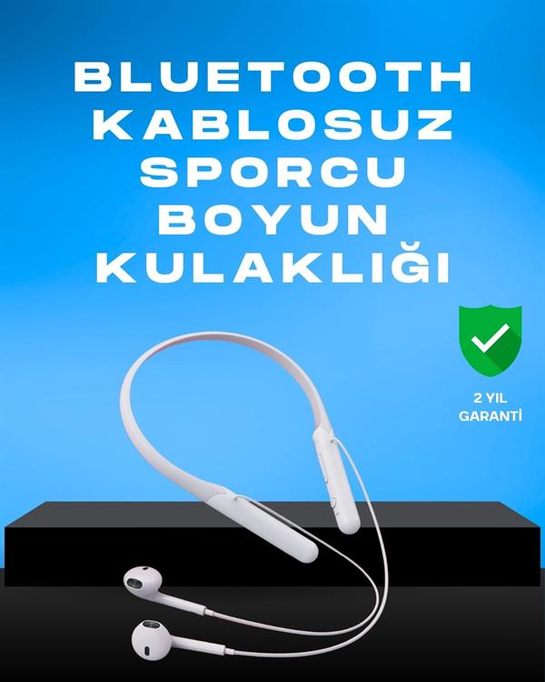 Kablosuz Bluetooth Kulaklık – Boyun Askılı, 100 Saat Pil Ömrü - Lisinya
