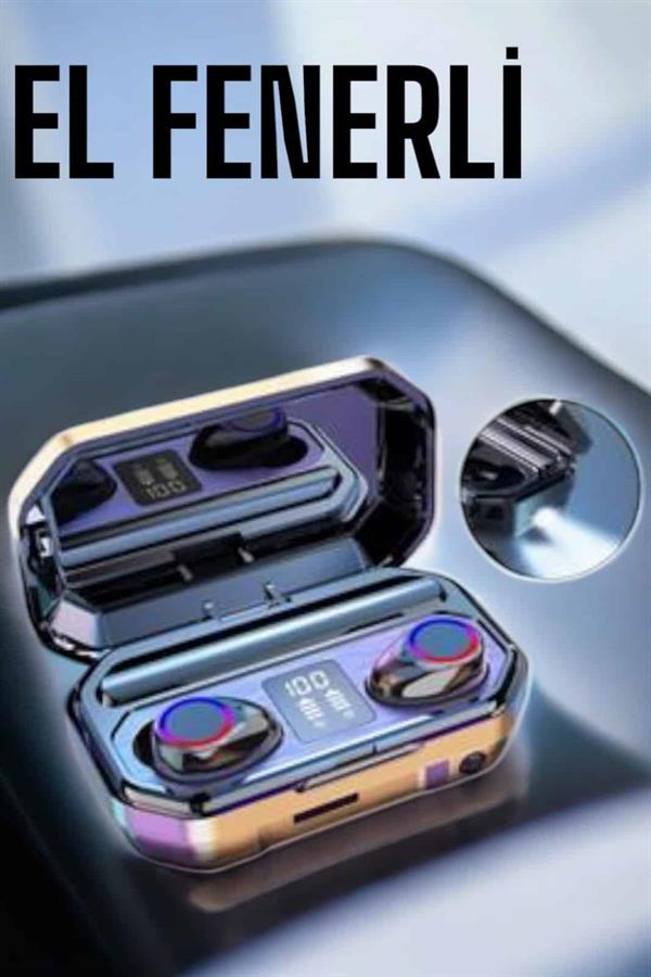 Kablosuz Bluetooth Kulaklık Dijital Göstergeli Uzun Pil Ömrü - Lisinya