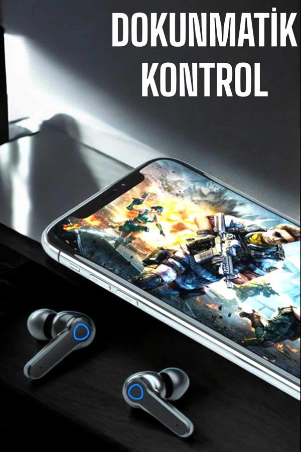 Kablosuz Bluetooth Kulaklık Dokunmatik Kontrol Uzun Pil Ömrü - Lisinya