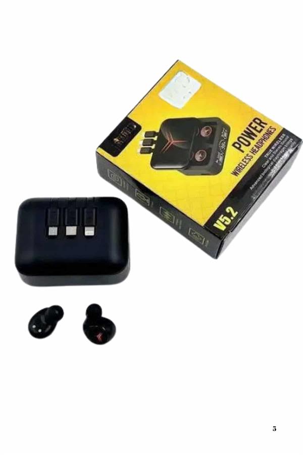 Kablosuz Bluetooth Kulaklık Powerbank Özellikli Göstergeli Hd Mikrofon - Lisinya