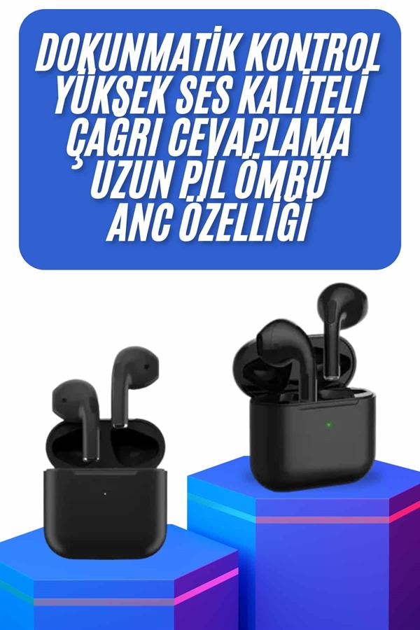 Kablosuz Bluetooth Kulaklık TWS Pro5 Kulaklık ANC Özelliği Dokunmatik Kontrol - Lisinya