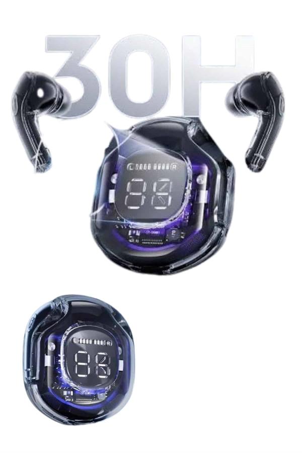 Kablosuz Dijital Göstergeli Powerbanklı IOS ve  Android Uyumlu Gaming Kulaklık - Lisinya