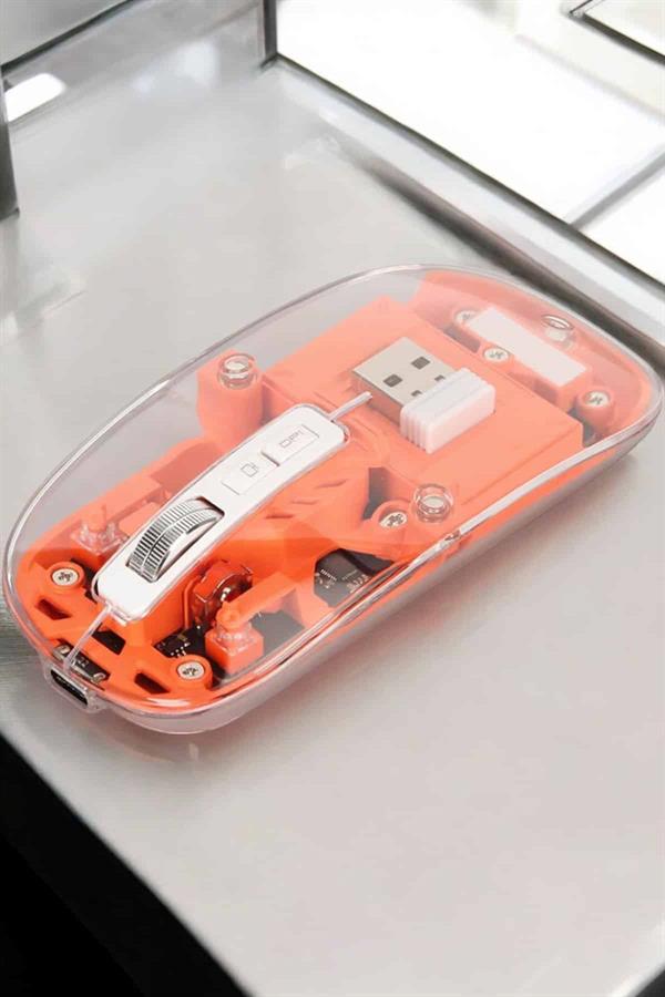 Kablosuz Mouse Fare 5.0 Bluetooth Bağlantılı USB Girişli - Lisinya