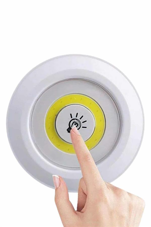 Kablosuz Pilli Işıldak  Masa Lambası Mutfak Tezgah Altı Banyo Dolabı Dolap İçi - Lisinya