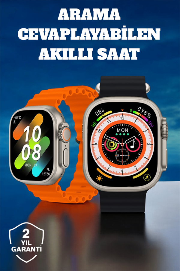 Kablosuz Şarjlı, Çağrı ve Müzik Kontrolü Sağlayan Akıllı Saat - Lisinya