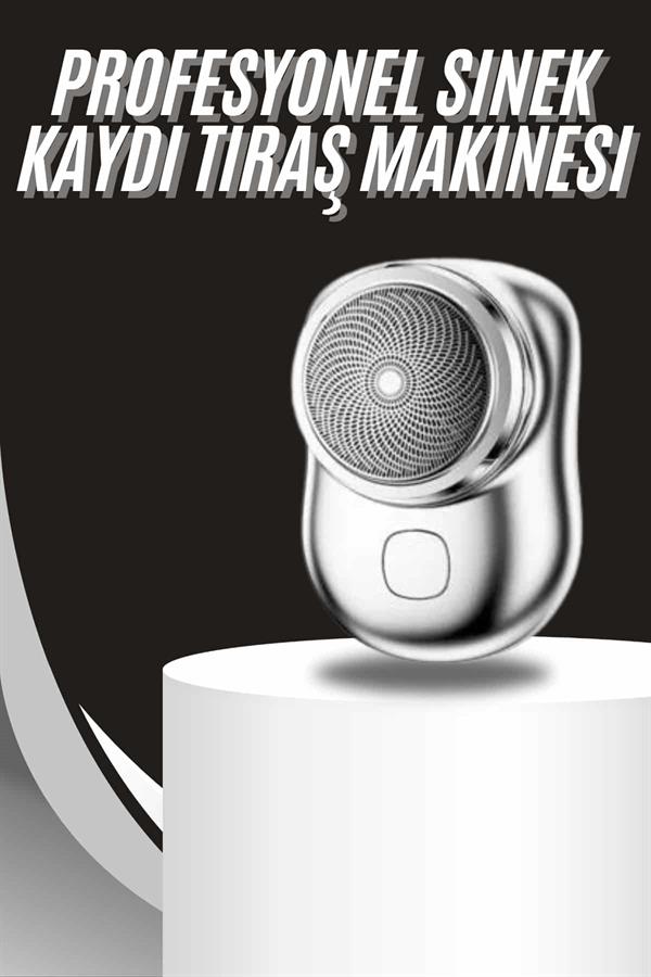 Kablosuz Tıraş Makinesi Günlük Hızlı Taşınabilir Şarjlı Yuvarlak Paslanmaz Çelik - Lisinya