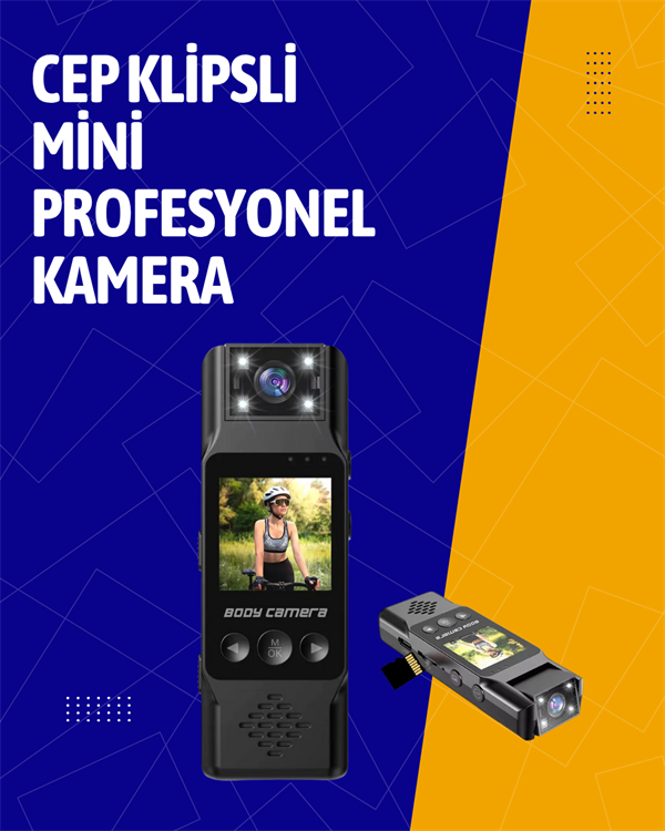 Kablosuz WiFi Bağlantılı Full HD Mini Kamera – Döngüsel Kayıt ve Hareket Algılama Özellikli - Lisinya