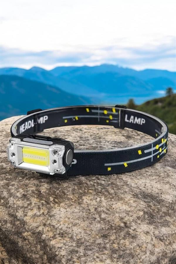 Kafa Lambası Kamp Feneri Balıkçı Feneri Başlıklı Suya Dayanıklı - Lisinya