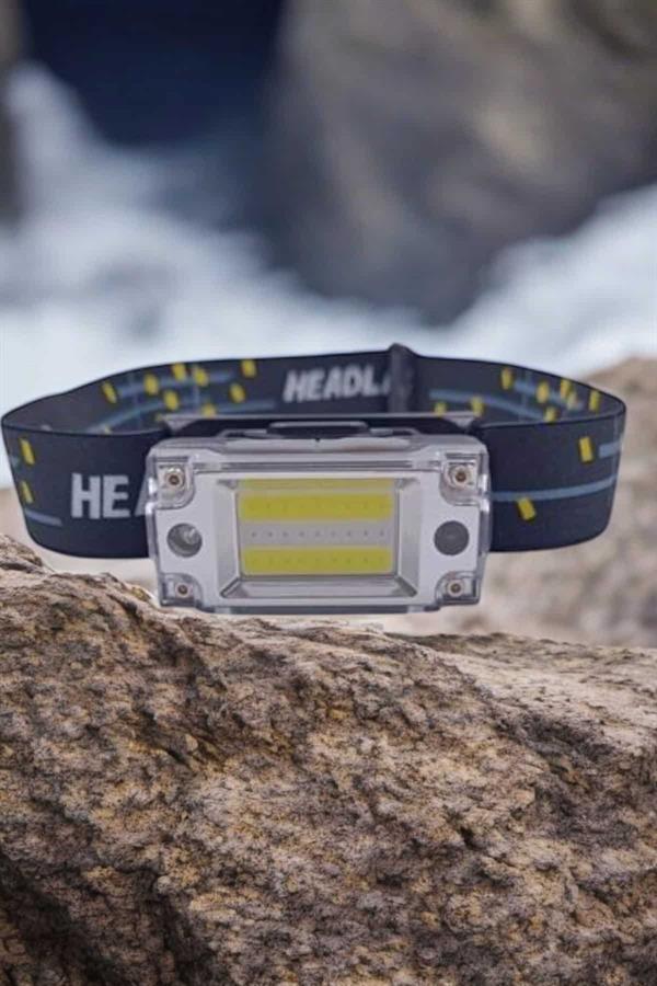 Kafa Lambası Led Fener Pratik Taşınabilir Ayarlanabilir USB Şarjlı - Lisinya