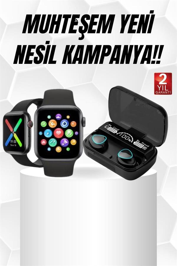 Kaliteli Akıllı Saat ve Kaliteli Bluetooth Kulaklık ANC Özelliği Uzun Pil Ömrü - Lisinya