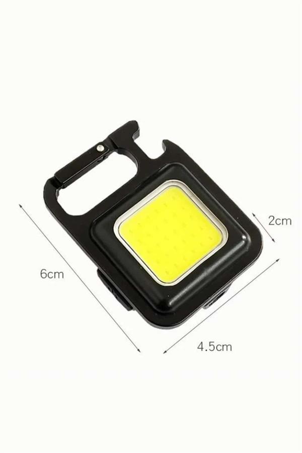 Kamp Çadır Lambası Şarjlı El Feneri Işıldak Anahtarlık Mini Mıknatıslı - Lisinya