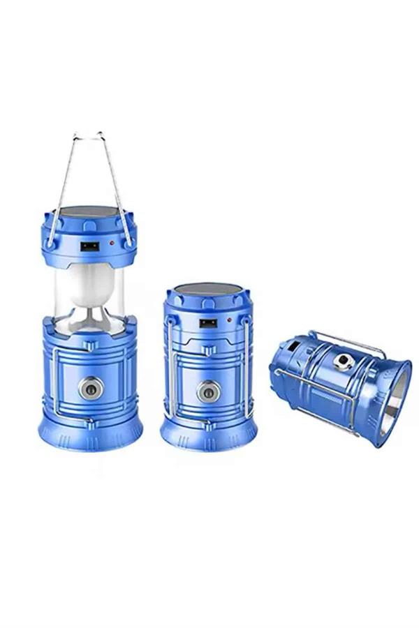 Kamp Lambası El Feneri Askılı Büyük Boy USB Şarjlı Işıldak - Lisinya