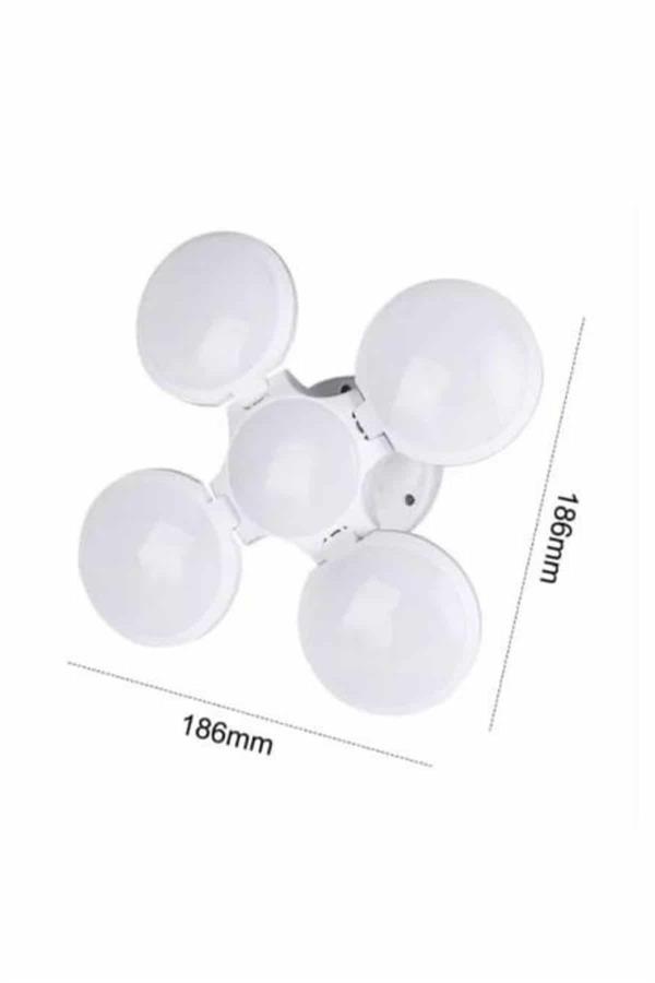 Kamp Lambası Güneş Enerjili Solar 5 Kanatlı Katlanır Lamba Karavan - Lisinya