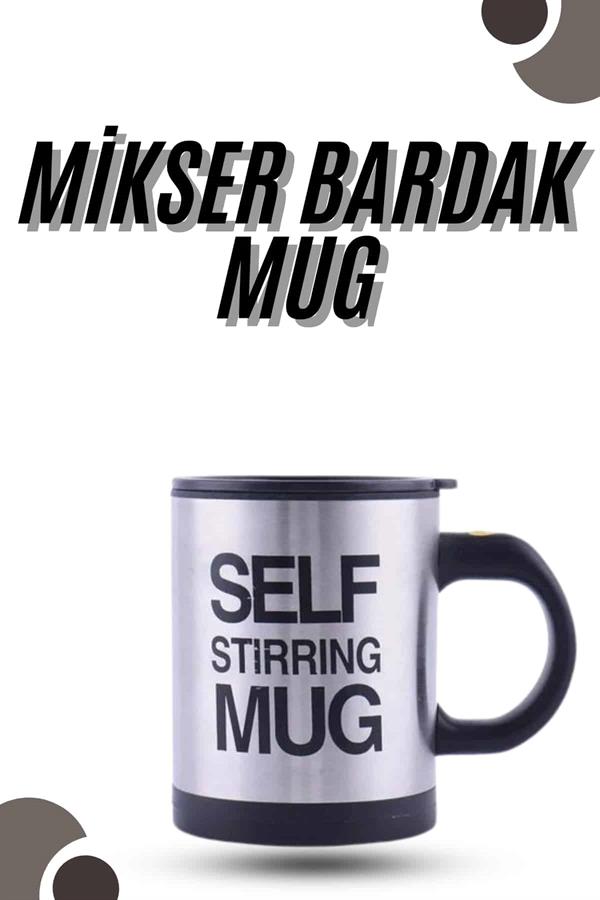 Karıştırıcı Özellikli Mikser Kupa Bardak Kompakt Taşınabilir Mug - Lisinya