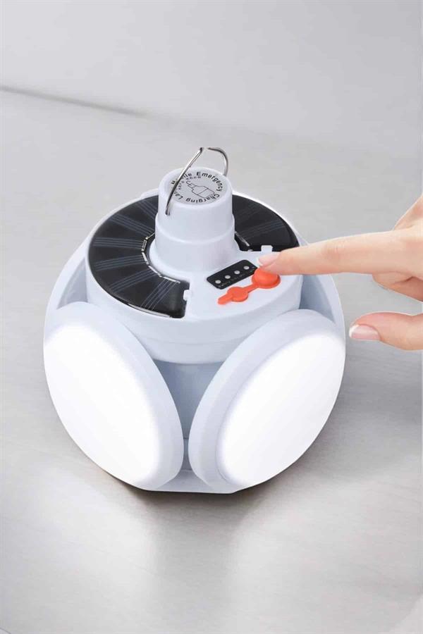 Katlanabilir Taşınabilir Kamp Lambası Işıldak Beyaz Işık Güneş Enerjili Solar Aydınlatma - Lisinya Katlanabilir Taşınabilir Kamp Lambası Işıldak Beyaz Işık Güneş Enerjili Solar Aydınlatma - Lisinya