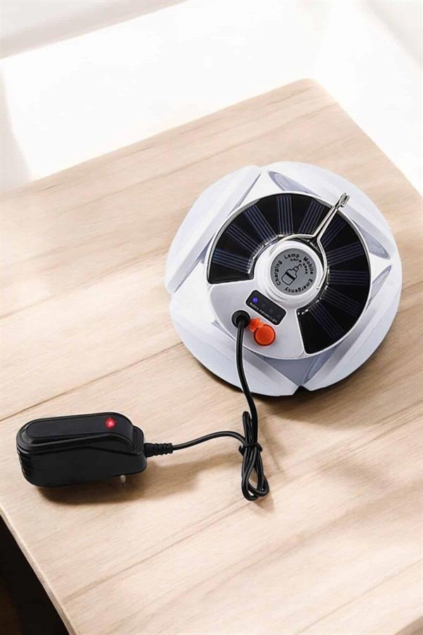 Katlanabilir Taşınabilir Kamp Lambası Işıldak Beyaz Işık Güneş Enerjili Solar Aydınlatma - Lisinya