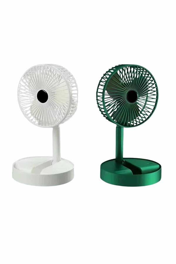 Katlanabilir Teleskopik Şarjlı Fan Masaüstü Soğutucu Vantilatör - Lisinya Katlanabilir Teleskopik Şarjlı Fan Masaüstü Soğutucu Vantilatör - Lisinya