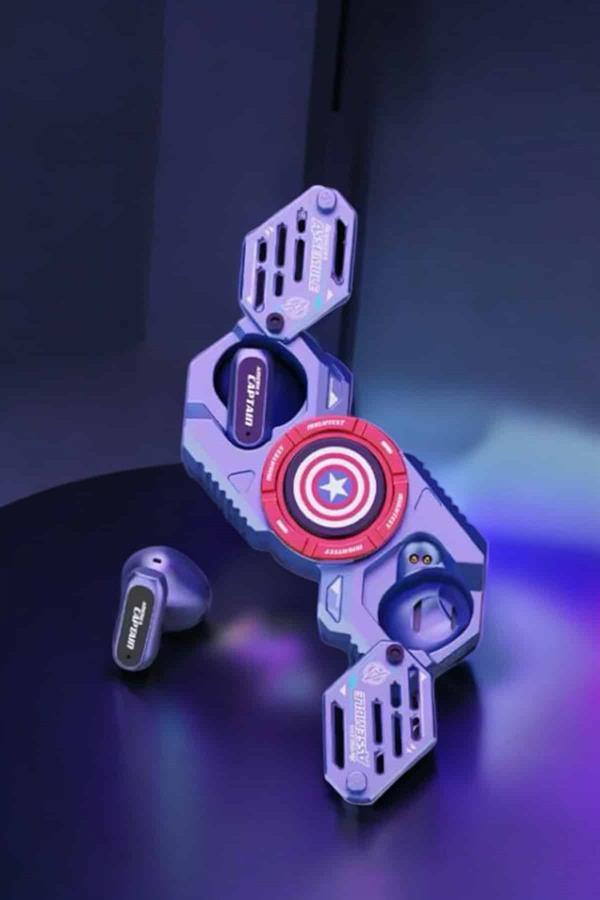 Kırmızı Kablosuz Bluetooth Kulaklık Stres Çarklı Oyuncu Kulaklığı - Lisinya