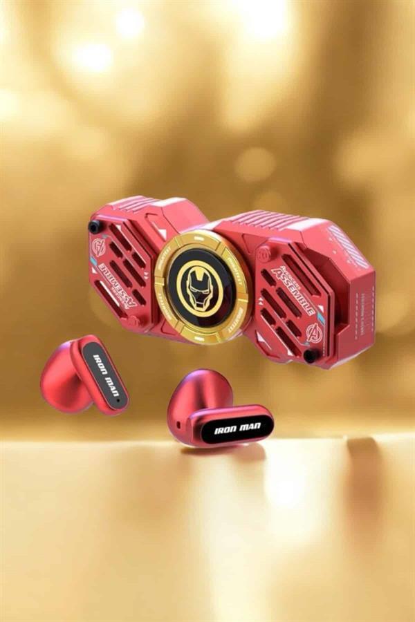 Kırmızı Kablosuz Bluetooth Kulaklık Stres Çarklı Oyuncu Kulaklığı - Lisinya