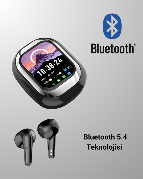 Kişiselleştirilebilir LED Ekranlı Bluetooth Kulaklık – Oyun & Müzik Modlu - Lisinya