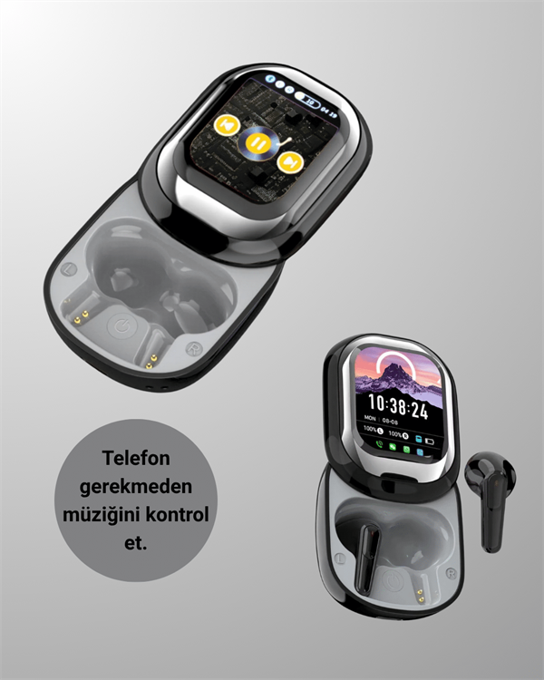 Kişiselleştirilebilir LED Ekranlı Bluetooth Kulaklık – Oyun & Müzik Modlu - Lisinya