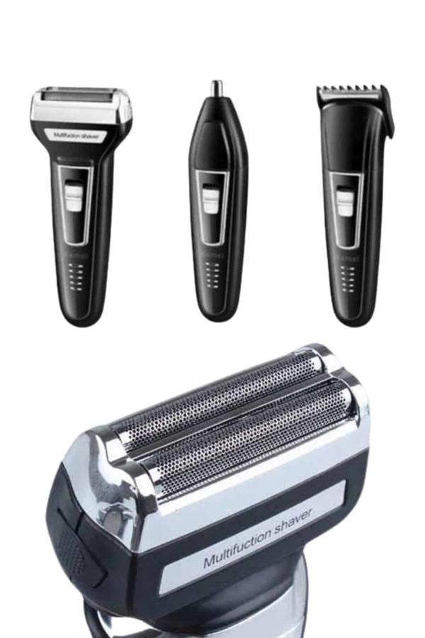 Kulak Burun Kıl Kesme Ense Yanak Tıraş Seti 3 Başlıklı Profesyonel - Lisinya