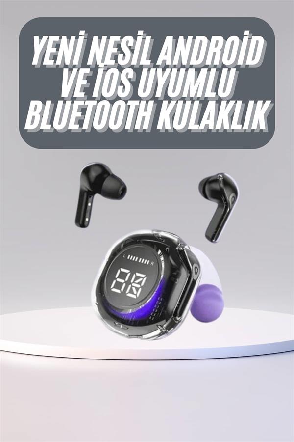 Kulak İçi Bluetooth Kulaklık ANC ENC Özellikli Şarj Göstergeli Kablosuz Kulaklık - Lisinya