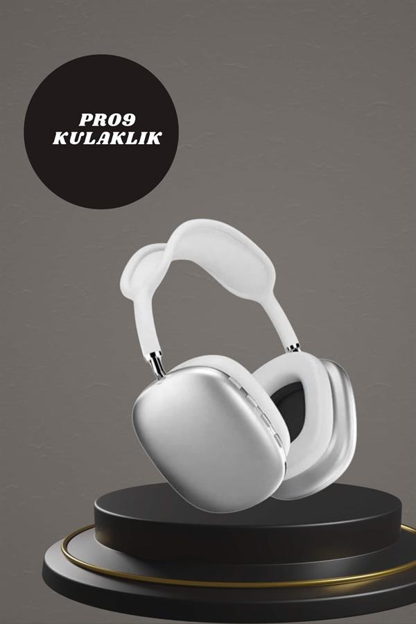 Kulak Üstü P9 Kablosuz Bluetooth Kulaklık ve 7 Kordonlu Akıllı Saat - Lisinya