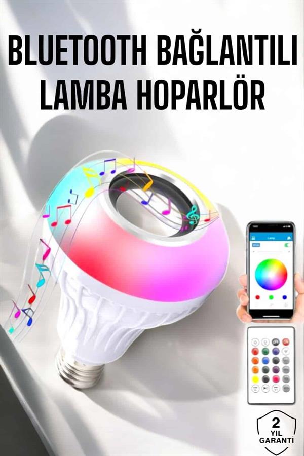 Lamba Led Hoparlör Dayanıklı ve Uzun Ömürlü Bluetooth Hoparlör - Lisinya