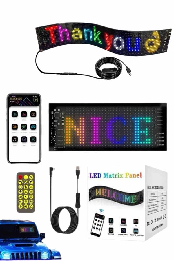 Led Ekran Matrix Panel En Büyük Boy Araba Yazısı - Lisinya Led Ekran Matrix Panel En Büyük Boy Araba Yazısı - Lisinya