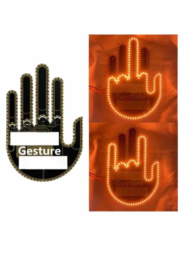 Led Işık El İşareti Araç Camı İçin Uzaktan Kumandalı - Lisinya Led Işık El İşareti Araç Camı İçin Uzaktan Kumandalı - Lisinya