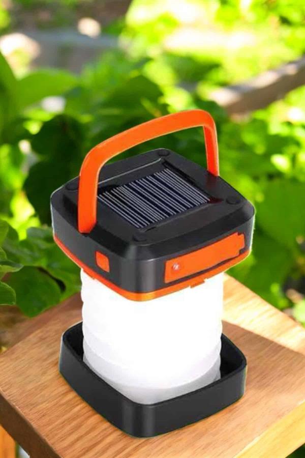 Led Lamba Kamp Lambası Hafif Taşınabilir Şarj Süreli Akordeon El Fenerli - Lisinya