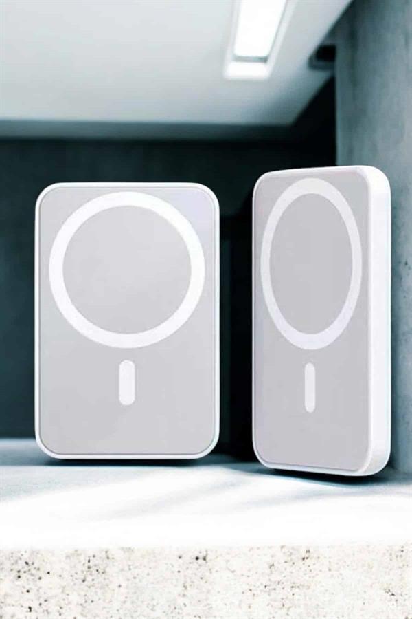 Magsafe Kablosuz Batarya Yüksek Performanslı Manyetik Tasarım Hızlı Şarj - Lisinya