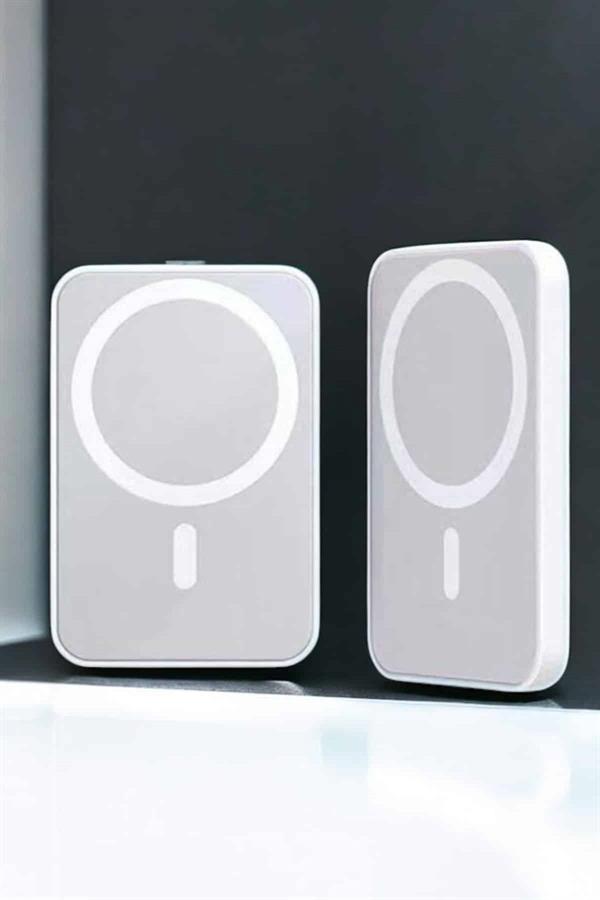 Magsafe Kablosuz Batarya Yüksek Performanslı Manyetik Tasarım Hızlı Şarj - Lisinya