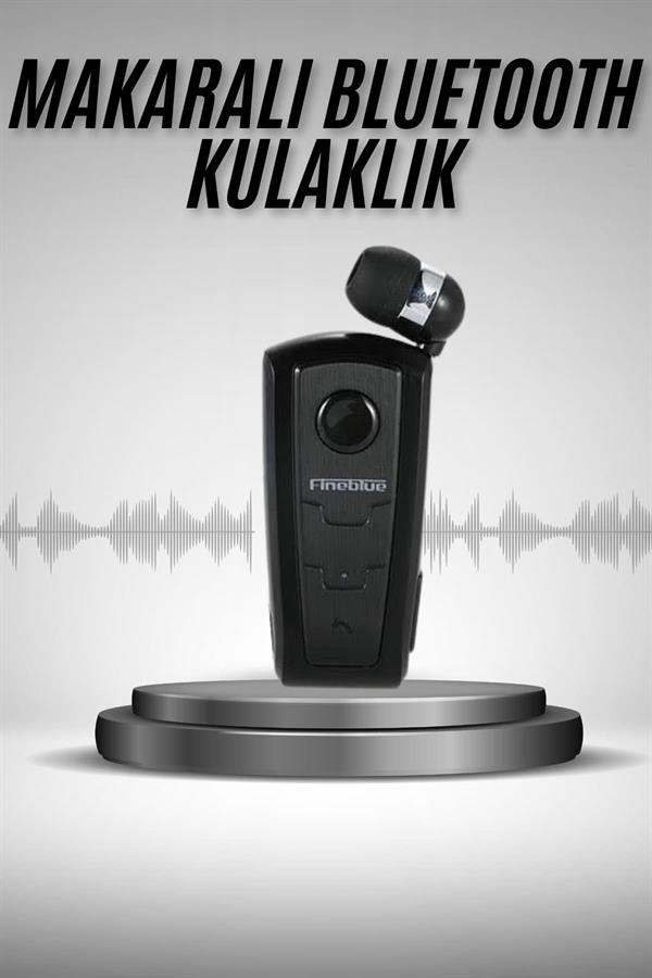 Makaralı Bluetooth Kulakiçi Yaka Kulaklığı Kablosuz Kulaklık - Lisinya