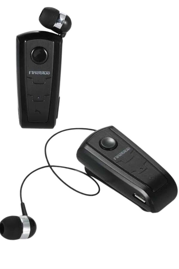 Makaralı Bluetooth Kulakiçi Yaka Kulaklığı Kablosuz Kulaklık - Lisinya