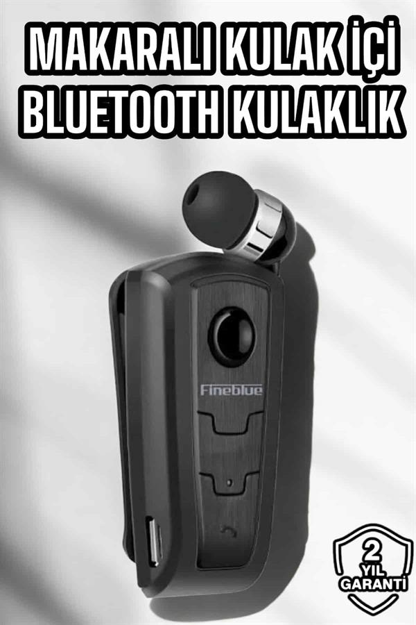 Makaralı Bluetooth Kulaklık Kulak İçi Android iOS Uyumlu Titreşimli - Lisinya