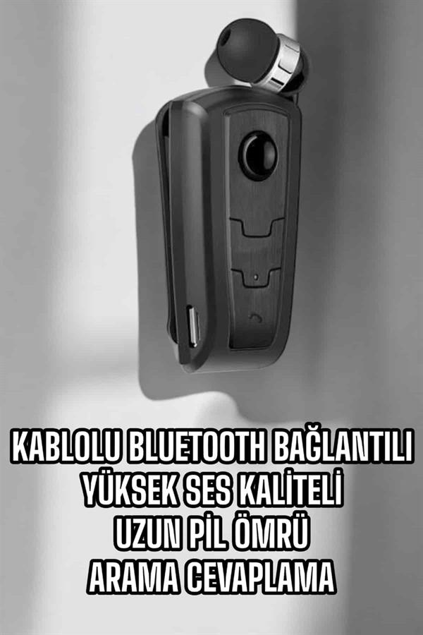 Makaralı Bluetooth Kulaklık Kulak İçi Android iOS Uyumlu Titreşimli - Lisinya