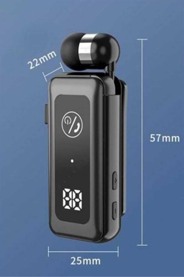 Makaralı Kulaklık SD Kart Girişli Dijital Göstergeli Kablolu Bluetooth Kulaklık - Lisinya