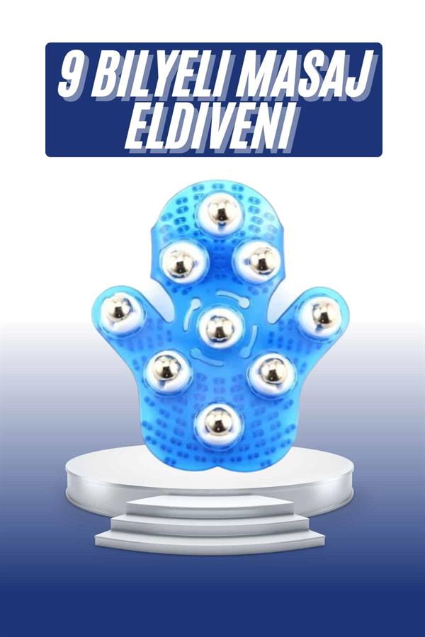 Masaj Aleti El Şeklinde Omuz Bacak Bilyeli Masaj Eldiveni El Şekilli - Lisinya