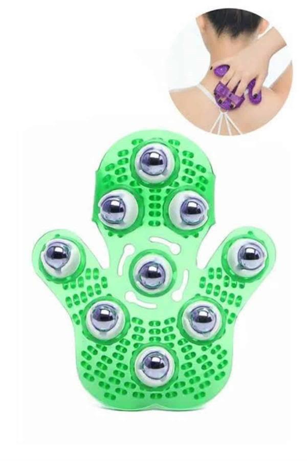 Masaj Aleti El Şeklinde Omuz Bacak Bilyeli Masaj Eldiveni El Şekilli - Lisinya