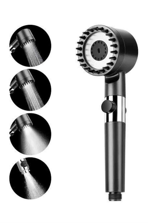 Masaj Etkili Duş Başlığı Yeni Nesil Çok Fonksiyonlu Ayarlanabilir Filtreli - Lisinya