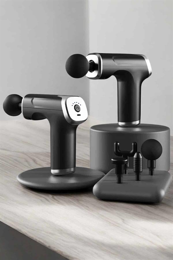 Masaj Tabancası 4 Başlıklı Kas ve Vücut Ağrıları İçin Şarjlı Darbeli - Lisinya Masaj Tabancası 4 Başlıklı Kas ve Vücut Ağrıları İçin Şarjlı Darbeli - Lisinya