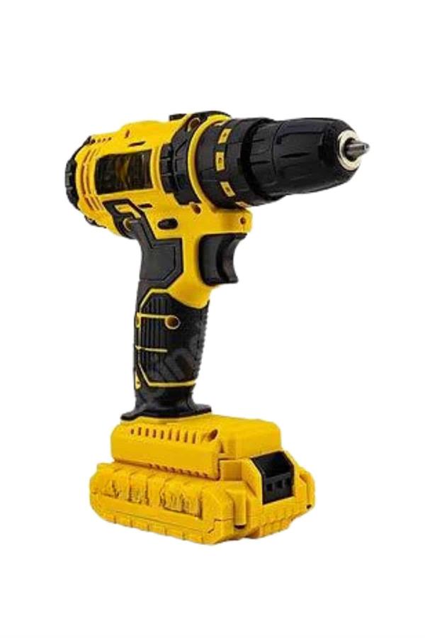 Matkap Seti 24 Parça Çift Bataryalı Darbeli Led Işıklı Vidalama - Lisinya