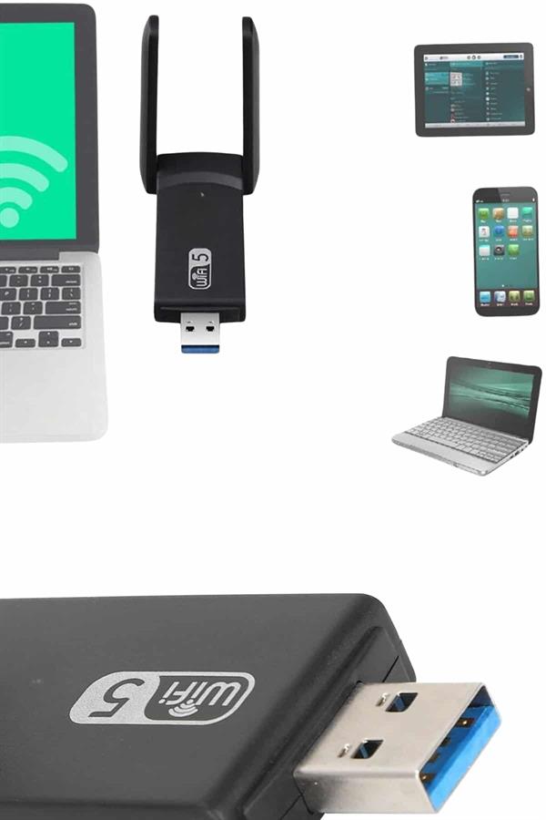 Mbps Wifi Alıcı Kablosuz Wifi Adaptörü Çift Band Çift Antenli - Lisinya Mbps Wifi Alıcı Kablosuz Wifi Adaptörü Çift Band Çift Antenli - Lisinya