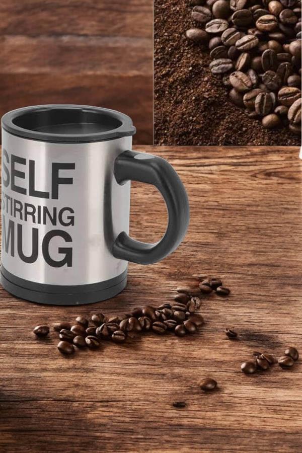 Mikser Kupa Yazılı Mug Bardak Karıştırma Özelliği - Lisinya