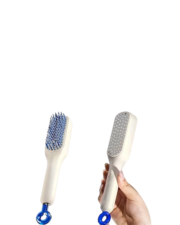 Otomatik Temizlenen Ergonomik Saç Tarağı – Masaj Başlıklı - Lisinya