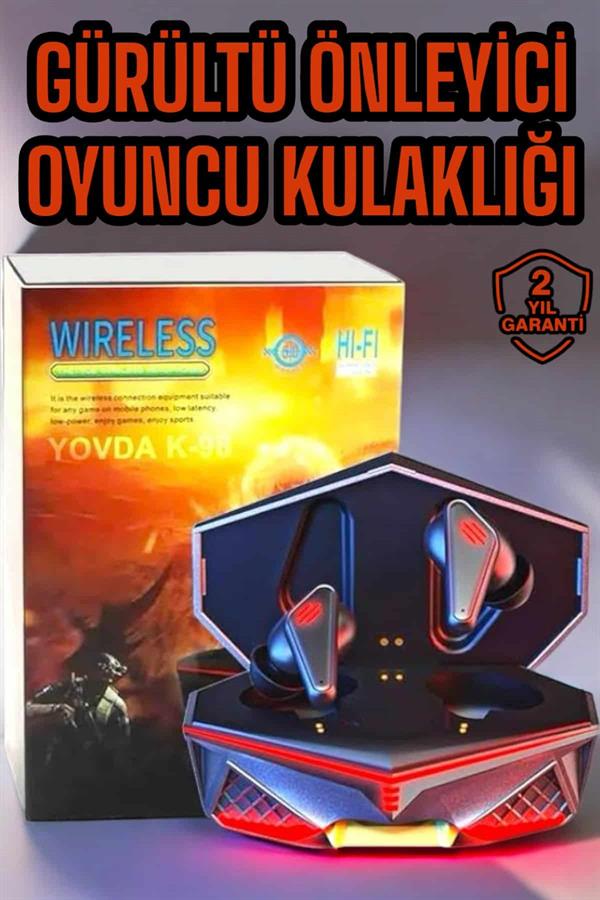 Oyuncu Kulaklığı Gamer Kulaklık Yüksek Ses Kaliteli Gürültü Önleyici Yeni Nesil - Lisinya