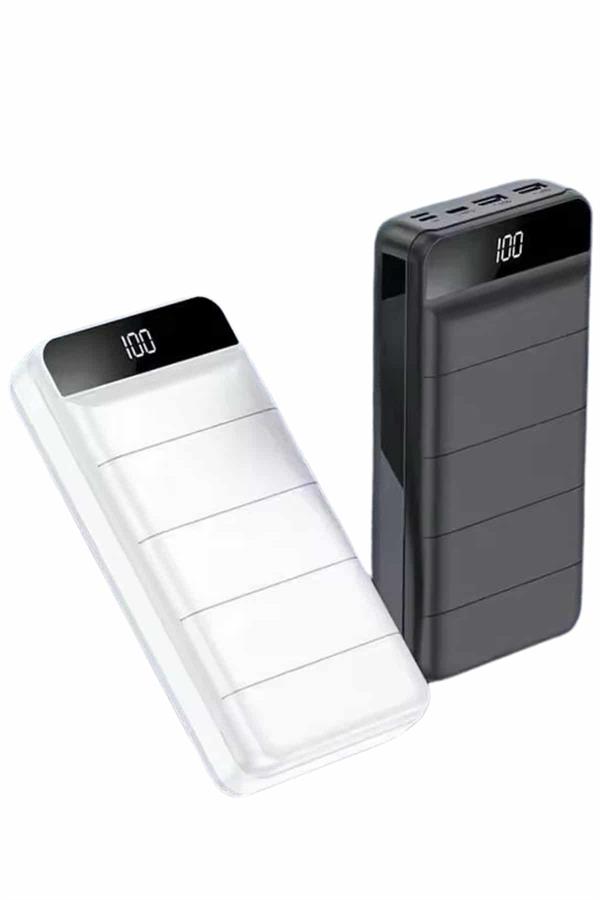 Powerbank 50.000 Mah Dijital Göstergeli Taşınabilir 4 Portlu Hızlı Powerbank - Lisinya