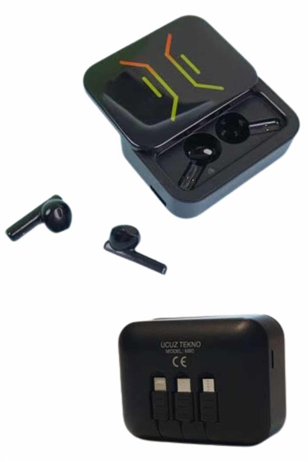 Powerbank Bluetooth Kulaklık Oyuncu Kulaklığı Yüksek Ses Kaliteli - Lisinya